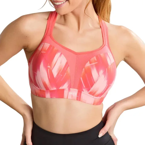 Vista 20 de Panache - Sujetador deportivo con aros para mujer Abstracto