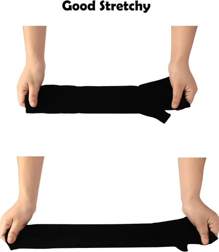 Vista 7 de SATINIOR 4 pares de guantes largos sin dedos de invierno, guantes de longitud del codo, calentadores de brazos para mujer