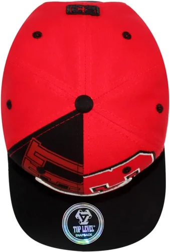 Vista 7 de 4350 DISTRICT Gorra ajustable de algodón Snapback para hombre (N21BUL17 REDBLK), Bull Legend_red Negro