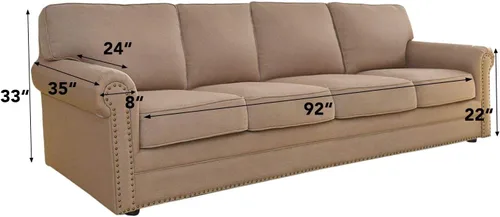 Vista 22 de Easy-Going - Funda elástica sobredimensionada para sofá, 1 pieza, protector muebles, suave, parte inferior elástica, para niños, tela jacquard