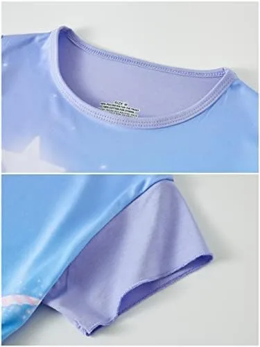 Vista 7 de Camisón adorable para niñas, paquete de 2 vestidos casuales, ropa de dormir de 2 a 9 años