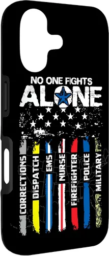 Vista 3 de First Responders - Carcasa para iPhone 17, diseño militar de bomberos de policía
