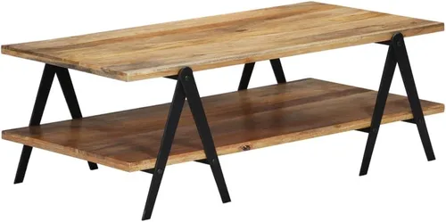 Vista 8 de Coffee Table 45.3x23.6 x15.7 Solid Mango Wood Modern for Living Room Small Outdoor Coffee Table Mesa De Centro para Sala for Park Dining Room
