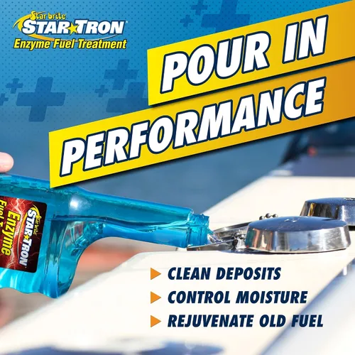 Vista 4 de Star Tron Enzima Tratamiento de Combustible - Fórmula gas concentrado 32 onzas - Treats 512 galones
