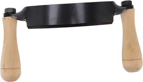 Vista 9 de Fdit HRC 30 Cuchillo curvo de acero de tungsteno duradero, herramienta de afeitado curvada, herramienta de descortezado para carpintería, cuchillo