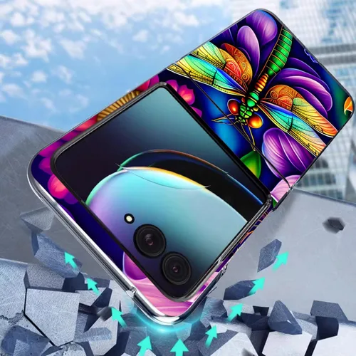 Vista 4 de Razr Plus 2023 - Funda protectora rígida a prueba de golpes para Motorola Razr+ 2023 y Razr Plus 2023