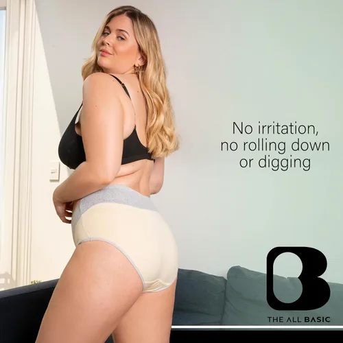 Vista 8 de THE ALL BASIC Panties for Women Pack x5 Lingerie - XS to XXXL Underwear Women High Waisted Underwear Cotton Underwear