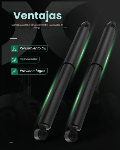 Vista 2 de SCITOO - Amortiguadores traseros para Chevy, compatibles con 2002-2014 para Cadillac Escalade/ESV, 2000-2014 para Chevy Suburban 1500, 2000-2019