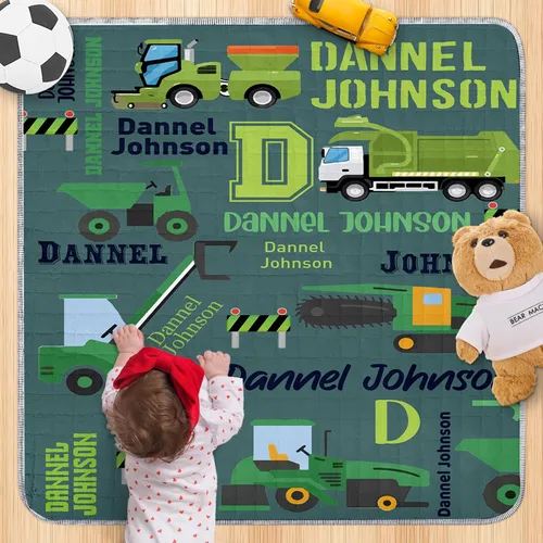 Vista 11 de Tapete de juego personalizado para bebé con nombre, tapete de juego personalizado para bebé, tapete de juego lavable para bebé, tapete de juego