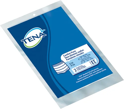 Vista 2 de Tena Comfort - Pantalones de fijación de punto para incontinencia, pequeño/mediano, azul, 2