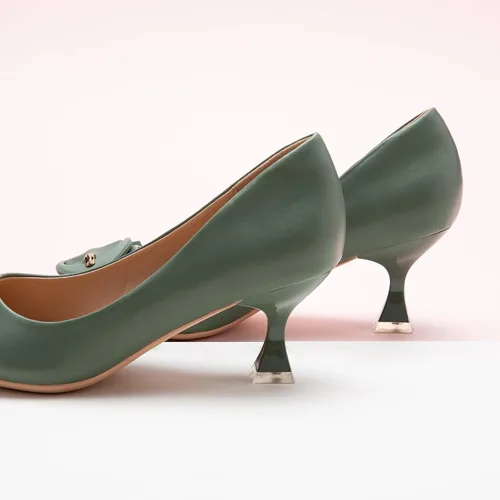 Vista 3 de C.Paravano Zapatos de tacón bajo para mujer Zapatos de tacón bajo para mujer Zapatos de tacón de diseñador para mujer Tacones de gatito