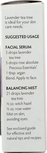 Vista 7 de Aura Cacia Tea Tree Essential Oil, Lavender, 0.5 Fluid Ounce