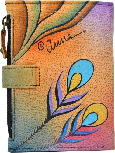 Vista 85 de Anna by Anuschka Cartera de mujer pintada a mano de cuero genuino para mujer