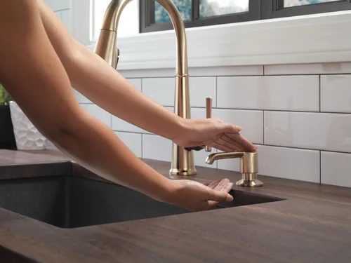 Vista 6 de Delta RP101188CZPR Dispensador de jabón Emmeline, Lumicoat Champagne Bronze