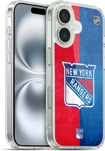 Vista 208 de Head Case Designs Funda de gel suave con licencia oficial de la NHL Camouflage New York Rangers compatible con Apple iPhone 7 Plus/iPhone 8 Plus