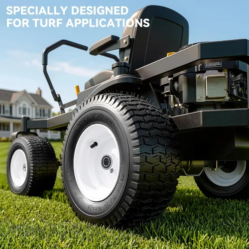 Vista 6 de YITAMOTOR 15x6.00-6 Neumáticos y ruedas para cortacésped, cubo centrado de Diámetro del rodamiento de 3/4", neumáticos tipo tubo delantero de 4