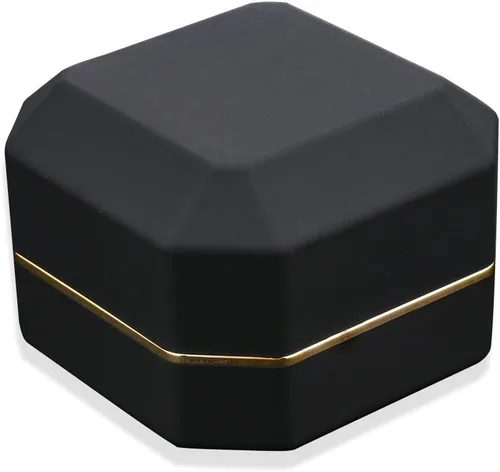 Vista 2 de AVESON - Estuche de joyas de lujo con luz LED