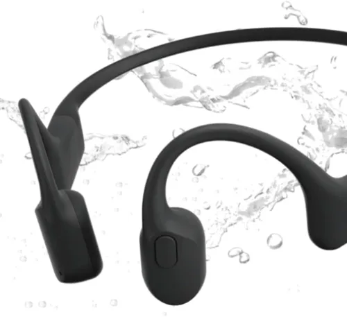 Vista 6 de SHOKZ OPENRUN Auriculares inalámbricos Bluetooth de conducción ósea - Negro