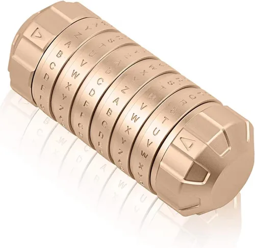 Vista 9 de Cryptex - Cajas de rompecabezas con código Da Vinci, Mini Cryptex Lock, aniversario, día de San Valentín, rompecabezas de cumpleaños, regalos