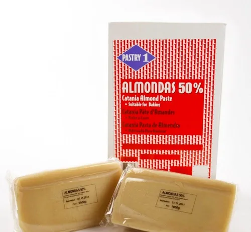 Vista 2 de Pasta de almendras 50% - Hornear (cruda) - 1 bloque - 2.2 libras