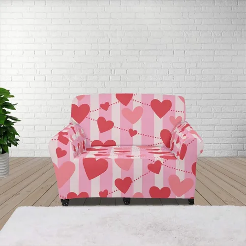 Vista 106 de Boatee Fundas de sofá de 1 pieza con diseño de copo de nieve azul, fundas elásticas para sofá, 1 cojín, protección de muebles, decoración para sala