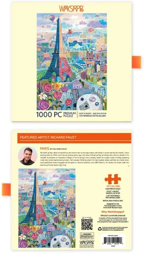 Vista 8 de WerkShoppe Paris - Rompecabezas de 1000 piezas, Torre Eiffle