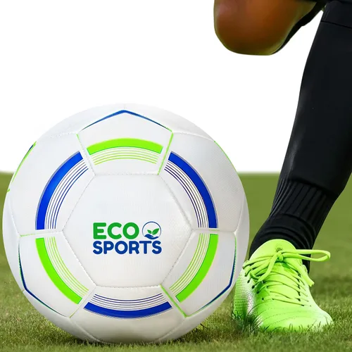 Vista 11 de Eco Sports Soccer Ball, Size 3, 4, & 5 PVC Free, Recycled TPU Material, Long Air Retention for Practice & Games BPA Free Non Toxic, Better Balls