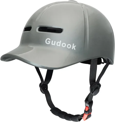 Vista 11 de Casco de Bicicleta para Adultos para Hombres - Mujeres Casco de Bicicleta Certificado Cómodo Ligero Ajustable Estilo Gorra de Béisbol Casco