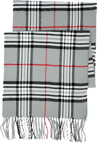 Vista 50 de Bufanda de invierno Achillea suave y cálida, de tartán, a cuadros, de cachemira, unisex