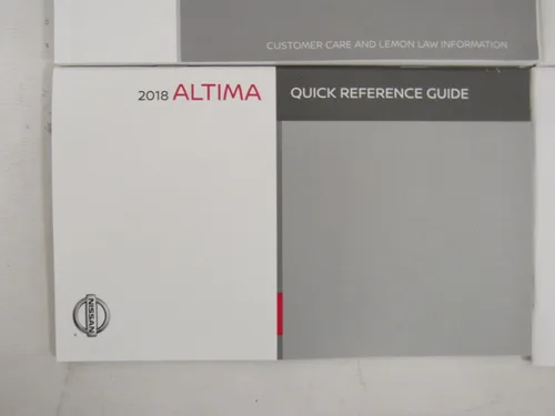 Vista 7 de 2018 Nissan Altima Sedan Owners Manual