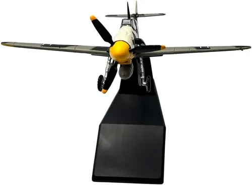 Vista 3 de 1/72 Escala WWII Alemán Messerschmitt BF109 Metal Fighter Modelo Militar Modelo Diecast Plane Modelo Regalo Ornamento Colección
