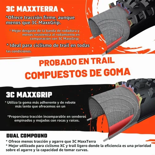 Vista 4 de Maxxis Ikon 3C MaxxSpeed - EXO XC Tire Tubeless