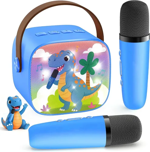 Vista 25 de YLL Máquina de karaoke para niños y adultos, regalos de cumpleaños para Negro