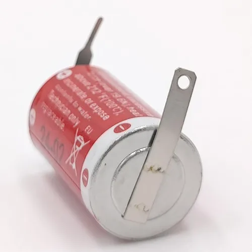 Vista 2 de 20pcs batería para Maxell ER3 3.6V 1100MAH Li-ion PLC batería con pies de soldadura