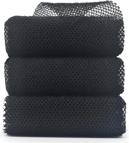 Vista 4 de Exfoliante corporal africano, red exfoliante para baño y ducha (1 unidad, azul)