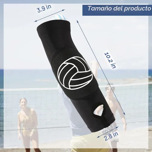 Vista 2 de Yxmeiguo Mangas de brazo de voleibol para pasar el antebrazo con almohadillas de protección, regalos de equipo de voleibol para jóvenes