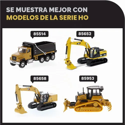 Vista 7 de Diecast Masters Excavadora de ruedas Caterpillar M318D HO Series Vehículo