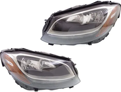 Vista 5 de Para Mercedes-Benz C300 / C400 / C63 AMG faro 2015 16 17 18 2019 lado del conductor Sedán MB2502220 205 906 71 02 64