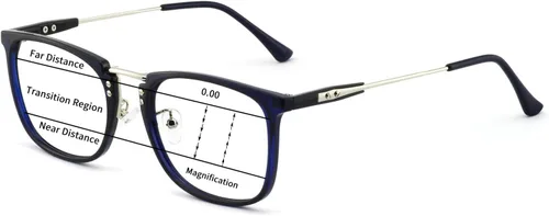 Vista 12 de OCCI CHIARI Lentes de lectura progresivos, con bloqueo de luz azul, lentes multifocales (1.0 1.5 2.0 2.5 3.0 3.5)