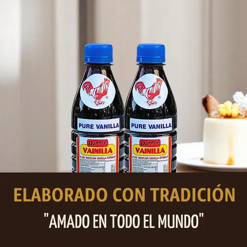Vista 4 de Danncy Vanilla Dark 12 fl oz (12.0 fl oz) Paquete de 2 – Auténtico sabor a vainilla mexicana