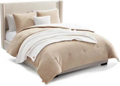 Vista 10 de UGG Remina - Juego de edredón individual, cama de dormitorio en una bolsa Beige