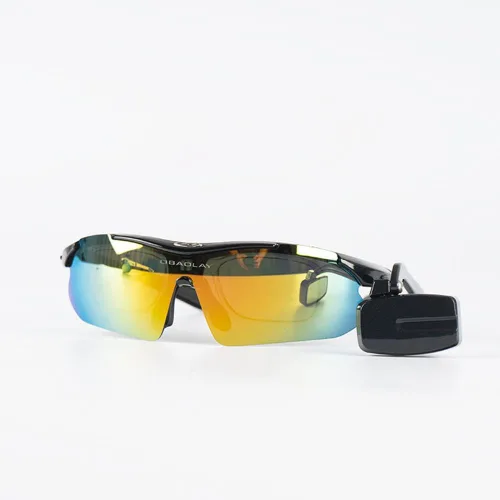 Vista 4 de Espejo retrovisor de gafas de ciclismo de bicicleta,Reflector de casco ajustable multiángulo,Accesorios de conducción