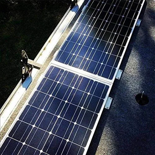 Vista 7 de Renogy Soportes de montaje en Z para panel solar, aluminio ligero, construcción libre de corrosión para RVs, remolques, barcos, yates, pared y otra