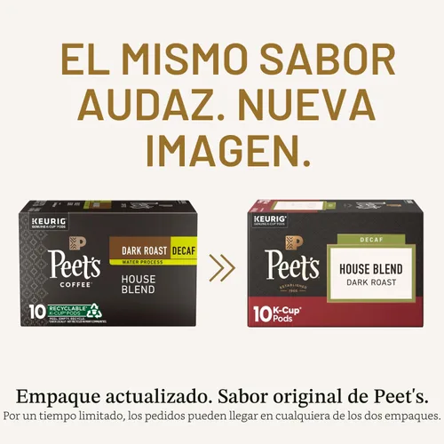 Vista 4 de Peet's Coffee - Capsulas de café de mezcla Major Dickason, tostado oscuro, para cafetera Keurig