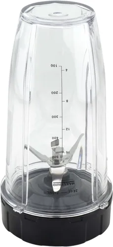 Vista 5 de Piezas de repuesto para licuadora, compatible con Ninja, cuchilla extractora de 7 aletas de copa de 24 onzas, compatible con Nutri, compatible