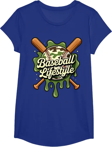 Vista 71 de Baseball Life Style 101 Apparel Youth Drip Baseball Boys Kid Camiseta