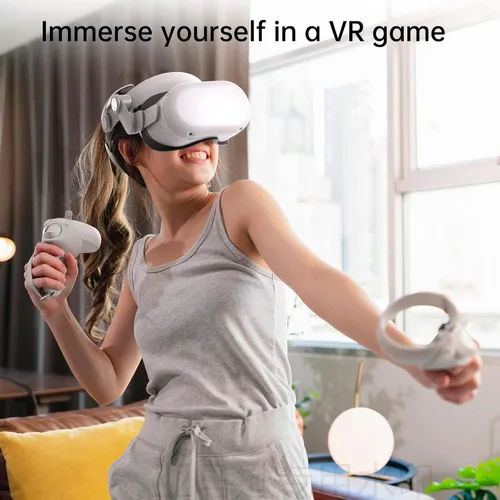Vista 7 de Correa Elite para Oculus 2, correa ajustable y ligera para mejorar el apoyo y el equilibrio del peso en realidad virtual