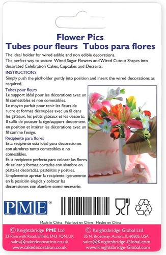 Vista 2 de PME Fotos de flores pequeñas, paquete de 12
