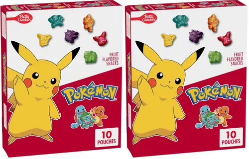 Vista 15 de Pokemon - Snacks con sabor a frutas, sin grasa y sin gluten, 17.6 onzas (22 bolsas)