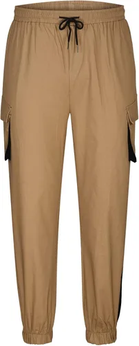 Vista 5 de IEPOFG Pantalones cargo para hombre con bolsillo lateral, ajuste relajado, pantalones de harén ajustados, pantalones tácticos casuales para deportes